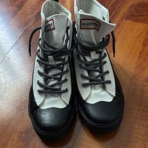 Hunter Black and white Target shoes